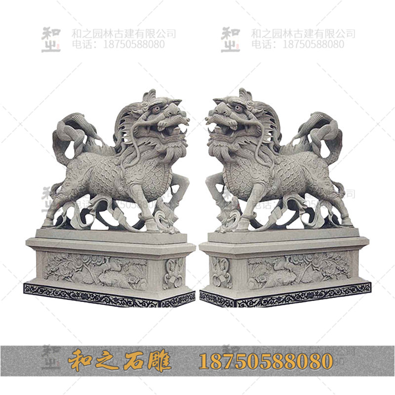 石雕石獅子