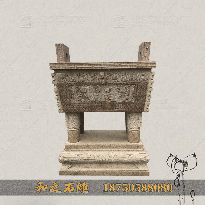 福建石雕香爐圖片大全