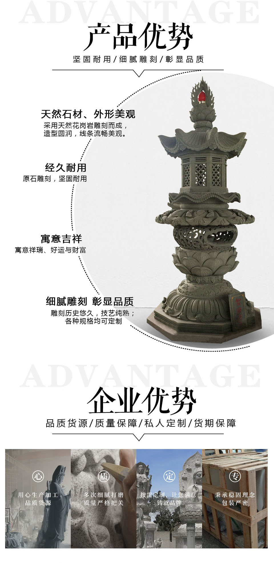 石燈加工