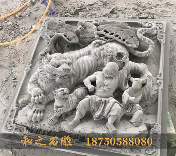青石浮雕壁畫