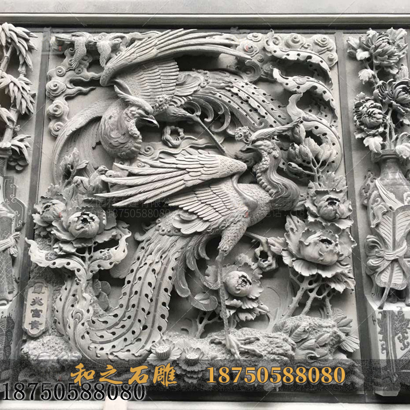 石雕浮雕墻